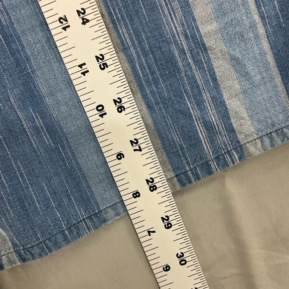 The Territory Ahead Button Down 100% Cotton Striped Casual Gorp Shirt Men Medium - Picture 6 of 9